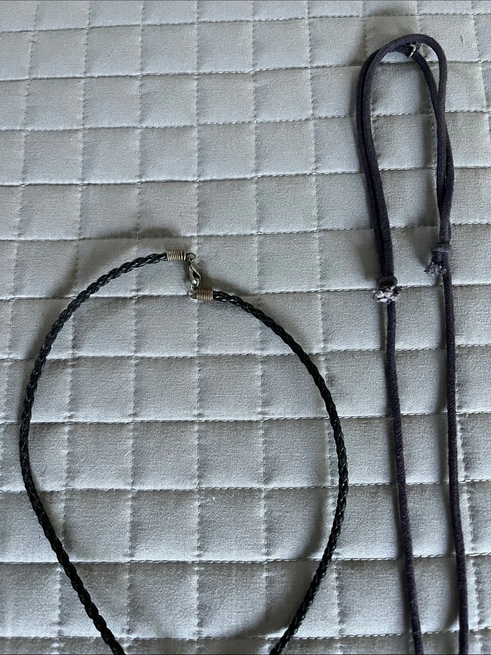 Triple Cord Necklace Set with Cross, Tooth & Medallion